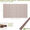 Ekena Millwork 48H x 1/4T Adjustable Wood Slat Wall Panel Kit w/ 1W Slats, Walnut contains 42 Slats SWW84X48X0250WA - alternate 4